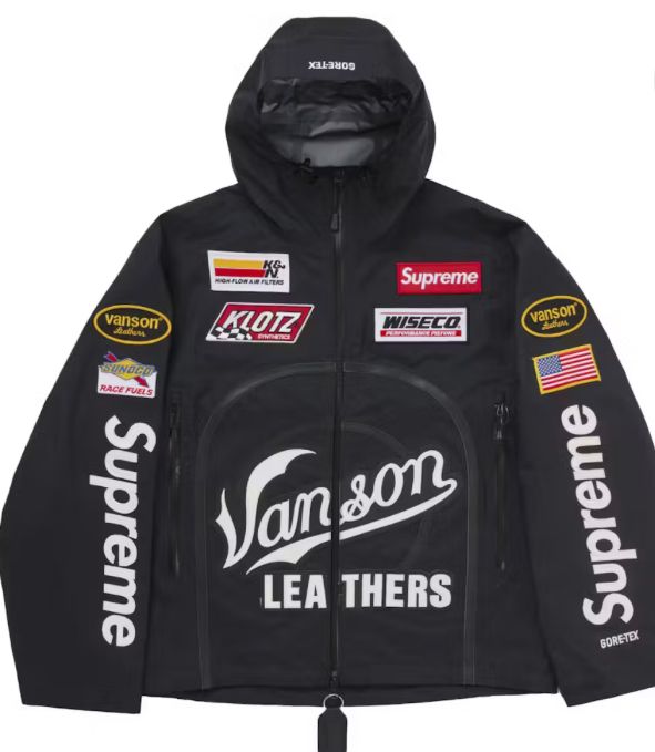 Supreme x Vanson – Veste Gore-Tex Racing Edition