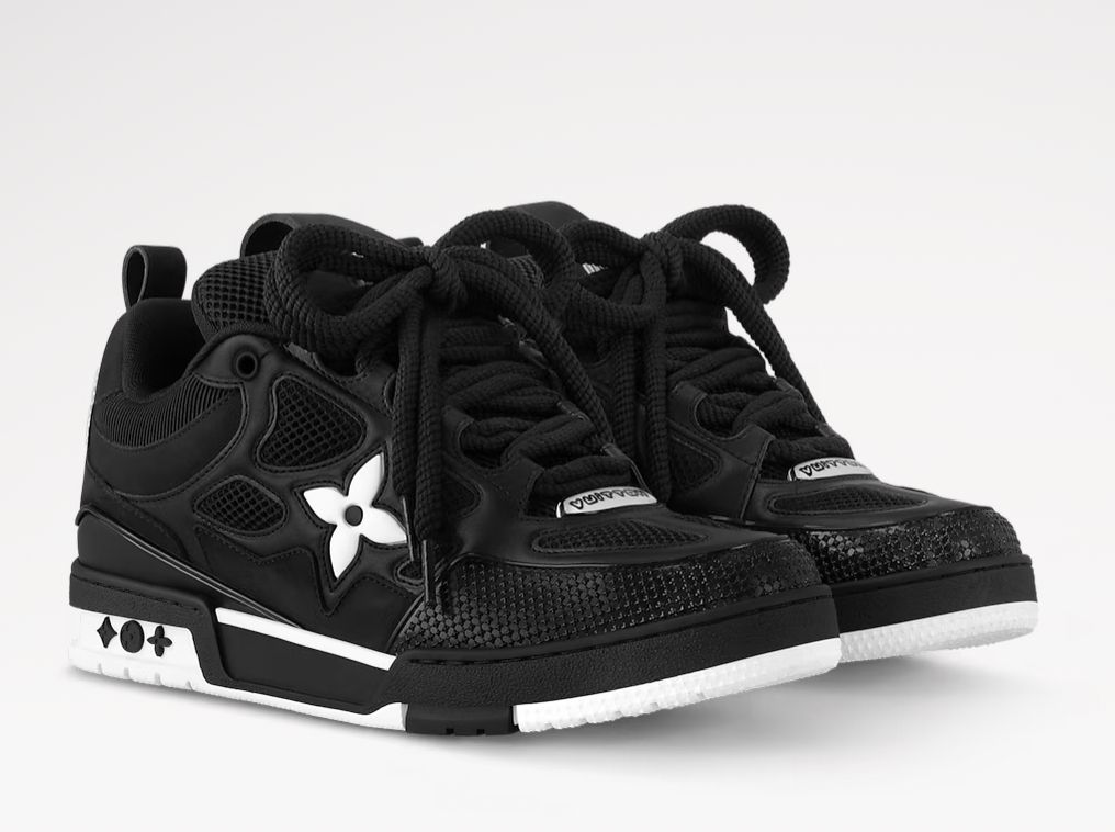 Louis Vuitton – Sneakers Trainer Monogram Black & White