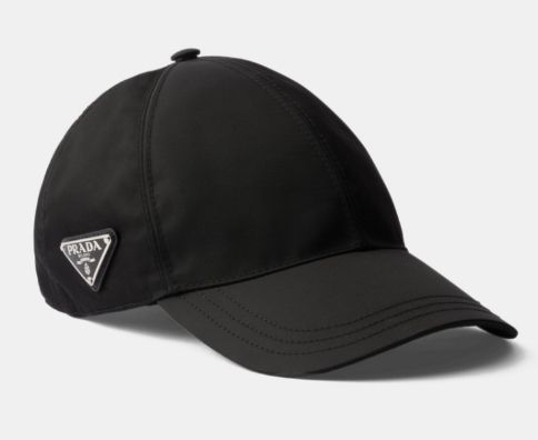 Prada – Casquette Nylon Noir