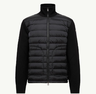 Veste Moncler Matelassée Bleu Marine