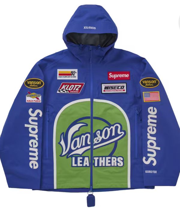 Supreme x Vanson – Veste Gore-Tex Racing Edition